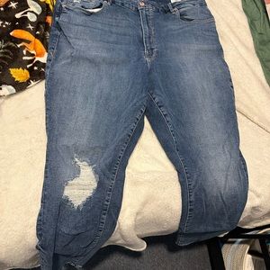 Good American good waist jeans size 26- only worn once